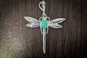 dragonfly opal pendant